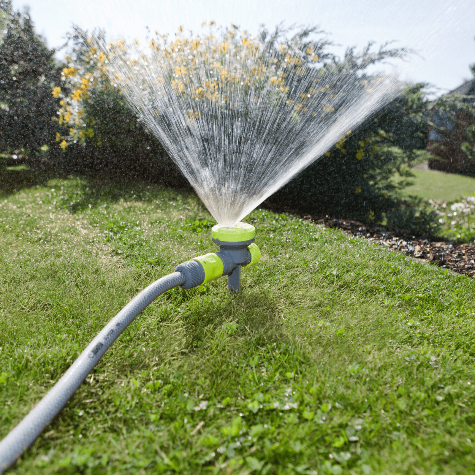 Kreisregner mit Erdspieß Kunststoff - REHAU Gartenshop